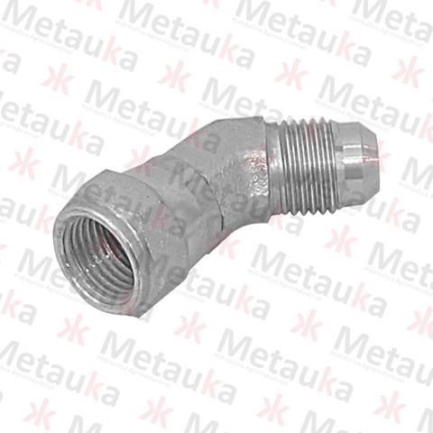 Adaptador curvo 45° - macho jic 1.1/16
