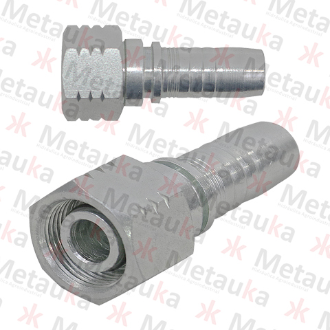 Hembra métrica - serie ligera - DN06 - 1/4