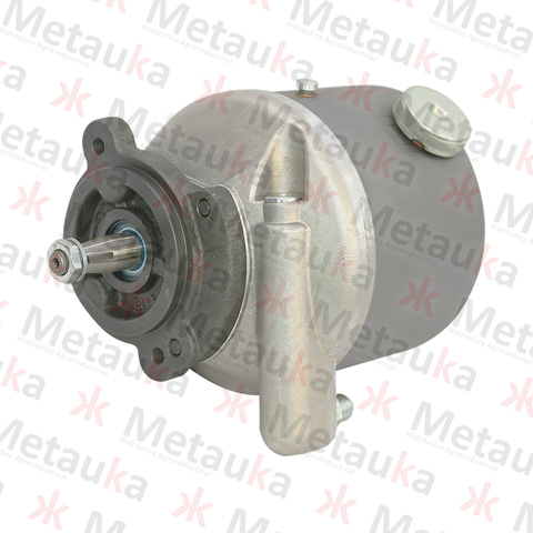 Bomba de engranajes - con tanque y válvula Dbv - 14 cm3 - Ah - eje cónico