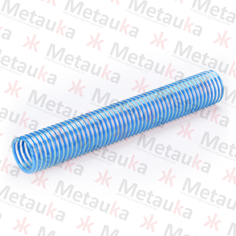 Manguera succión liviana - azul - 2.1/2