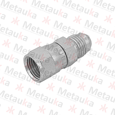 Adaptador recto - macho jic 9/16