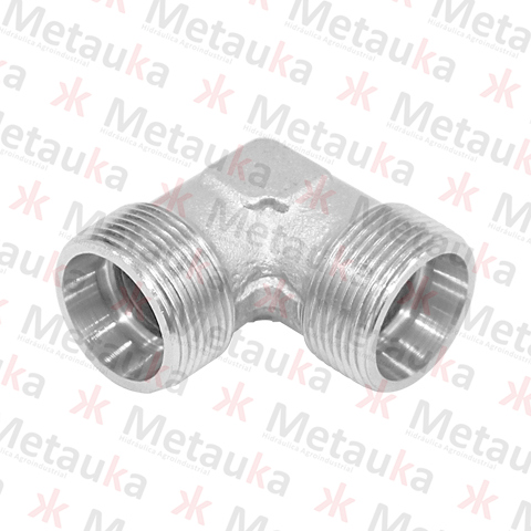Adaptador curvo 90° - métrico - macho 26x1.5 - 26x1.5 - tubo 18mm.
