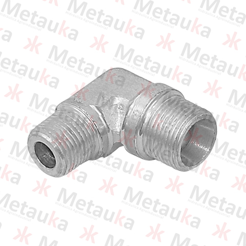 Adaptador curvo 90° - macho nptf 1/2