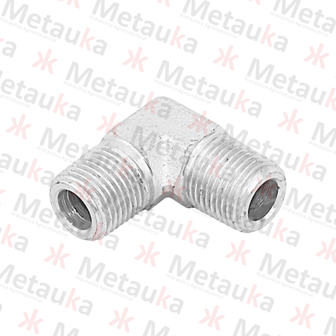 Adaptador curvo 90º - macho nptf 1/4